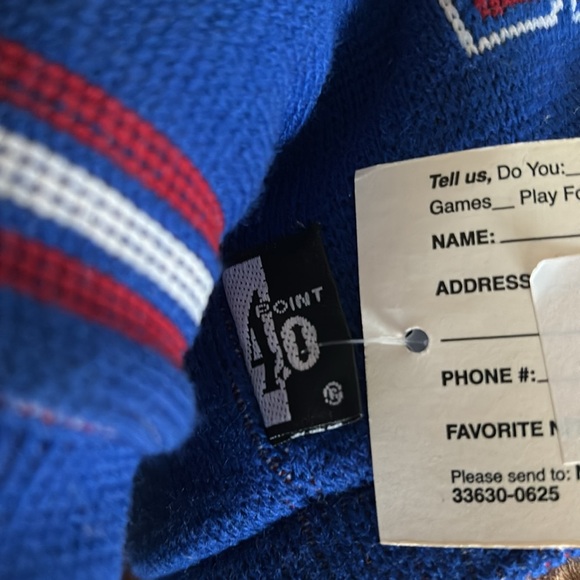 Very rare Vintage Buffalo Bills Bear with stand & glasses Collectible - Picture 10 of 14